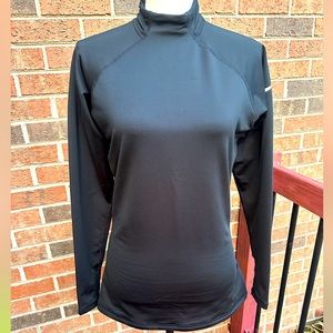 Nike Pro dry-fit, mock neck athletic inner lined top size large